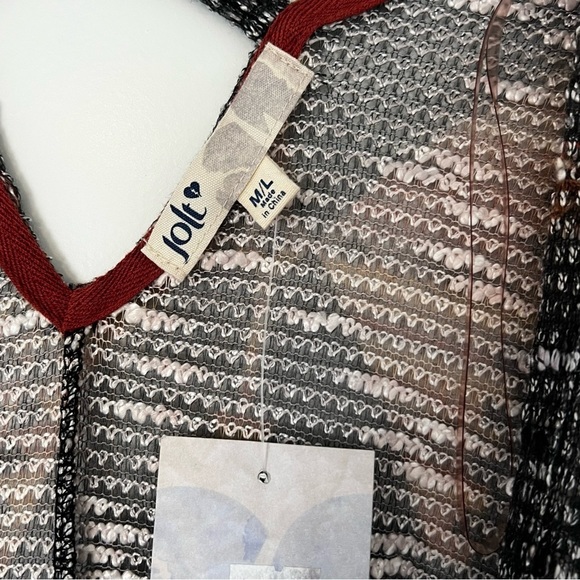 JOLT kimono style open front cardigan size medium large - Picture 11 of 12